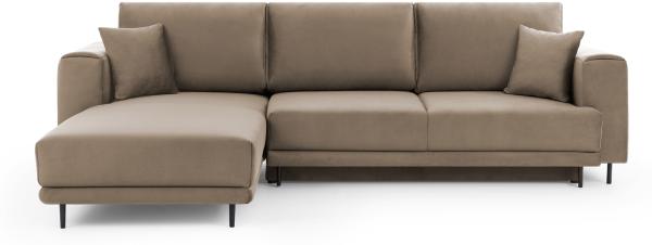 ELTAP 'Dalia' Ecksofa, Hellbraun, 95 x 190 x 289 cm, Links