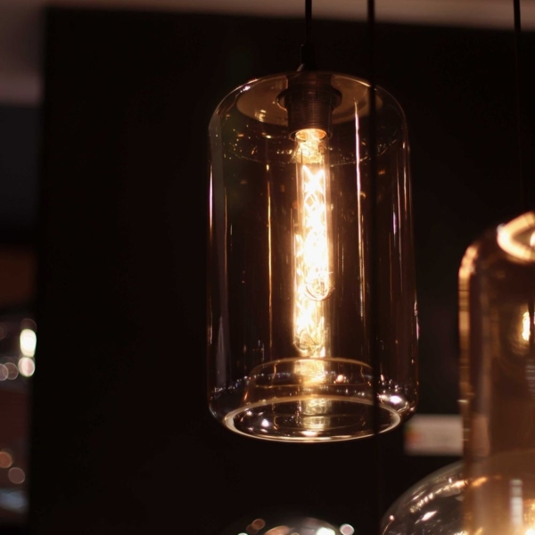 s.luce Cruet Glas-Pendelleuchte Up & Low Rauch Bild 13