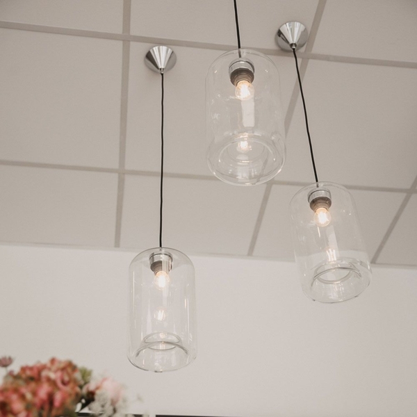 s.luce Cruet Glas-Pendelleuchte Up & Low Rauch Bild 15