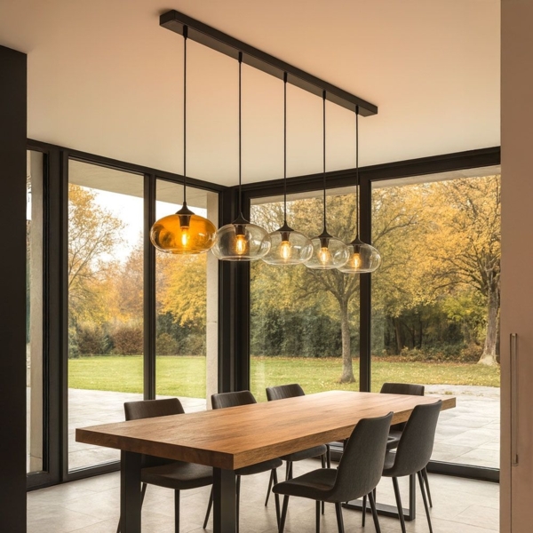 s.luce Cruet Glas-Pendelleuchte Up & Low Rauch Bild 17