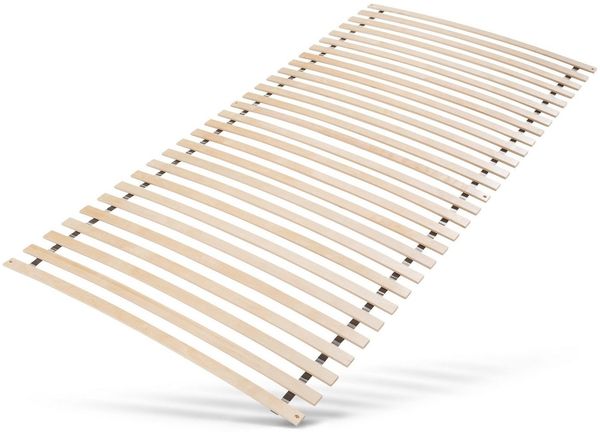 BeCo 'Quick 28' Premium Rollrost, gerollt & fertig montiert, Holz natur, 80 x 200 cm