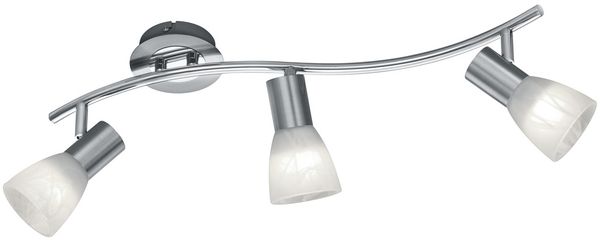 Attraktiver 18 Watt LED Strahler in Nickel matt Bild 2