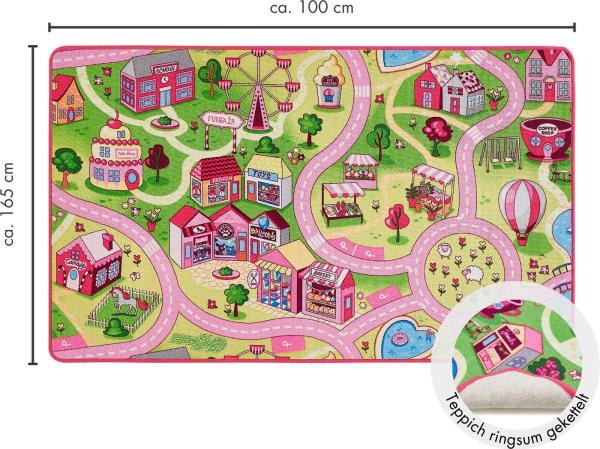 Teppich Sweet Town 100 x 165 cm