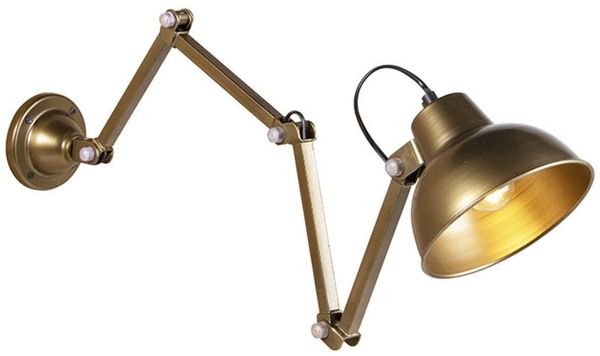 Qazqa Wandleuchte Avon, ohne Leuchtmittel, Warmweiß, QAZQA Wand­leuchte, e27, Kupfer, Stahl, Industrie