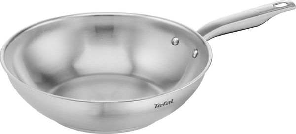 Tefal E4921925 Virtuoso Wokpfanne 28 cm, Edelstahl