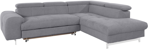COTTA Ecksofa Chef L-Form, mit Kopfteilverstellung, edle Metallkufen, wahlweise mit Bettfunktion Bild 3