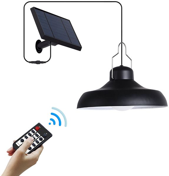 Light & More LED Solarleuchte inkl. Fernbedienung dimmbar schwarz