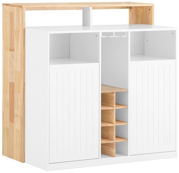 SoBuy KNL07-WN Kücheninsel, MDF, Lackiert, Weiß, 120 x 90 x 56 cm