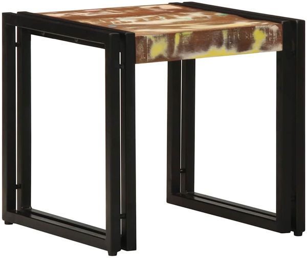 vidaXL Couchtisch 40 x 40 x 38 cm Massives upgecyceltes Holz 4102729