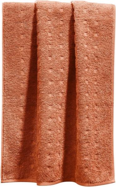 Möve Handtuch Handtuch "Quadretti", Walk-Frottier Uni