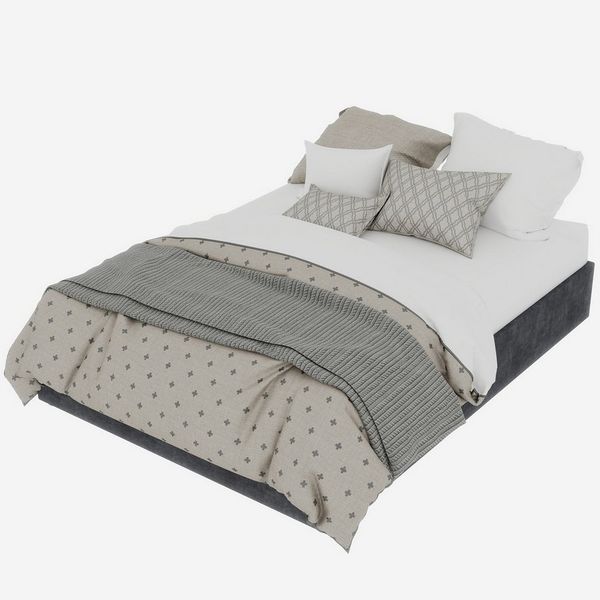 BlingBin Polsterbett Doppelbett Stauraumbett (1-tlg, Mit großzügigem Stauraum), 140 x 200 (ohne Matratze und Kopfteil)