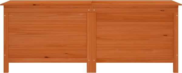 vidaXL Gartentruhe Braun 150x50x56,5 cm Massivholz Tanne 364759 Bild 4