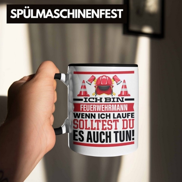 Trendation Tasse Feuerwehrmann Tasse Geschenk Feuerwehr Spruch Männer Geschenkidee Wenn Bild 3
