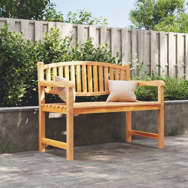 vidaXL Gartenbank 114x59x87 cm Massivholz Teak 364408