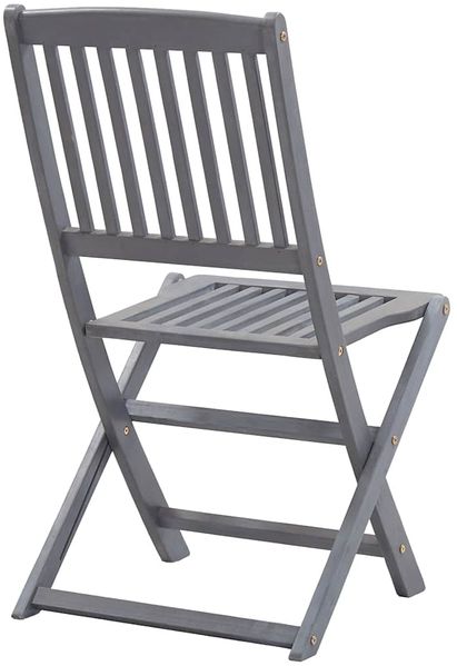 vidaXL Klappbare Gartenstühle 4 Stk. mit Kissen Massivholz Akazie 3064571 Bild 12