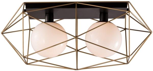 Luce Design Abraxas PL2 ORO Deckenleuchte 2-flammig ECO Light