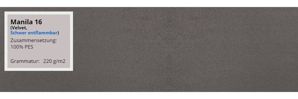 Boxspringbett Sauro Gold für Wandpaneel, Grau, 120x200 cm Bild 2