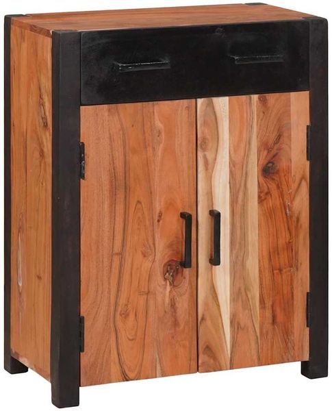 vidaXL Sideboard Braun 55 x 30 x 75 cm Massivholz Akazie 4104007