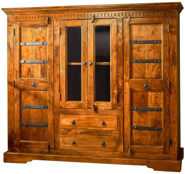 Highboard Akazie 160x50x142 honig lackiert OXFORD #0418