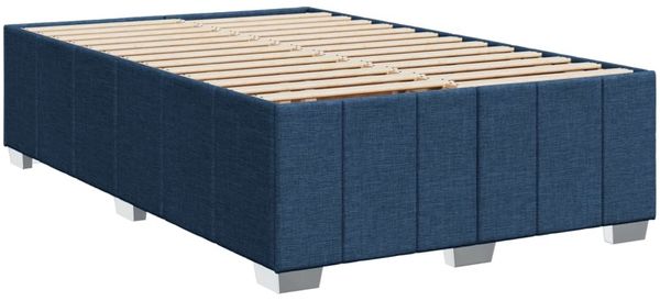 vidaXL Boxspringbett mit Matratze Blau 120x200 cm Stoff 3293948 Bild 12