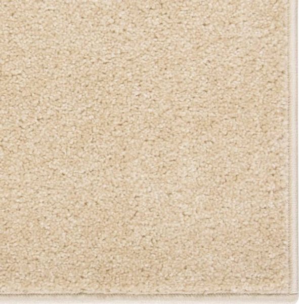 vidaXL Teppich Kurzflor 160x230 cm Beige 340333 Bild 4