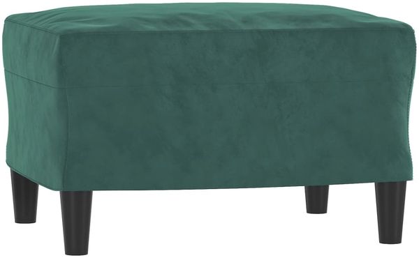 vidaXL 3-Sitzer-Sofa mit Hocker Dunkelgrün 180 cm Samt 3201217 Bild 5