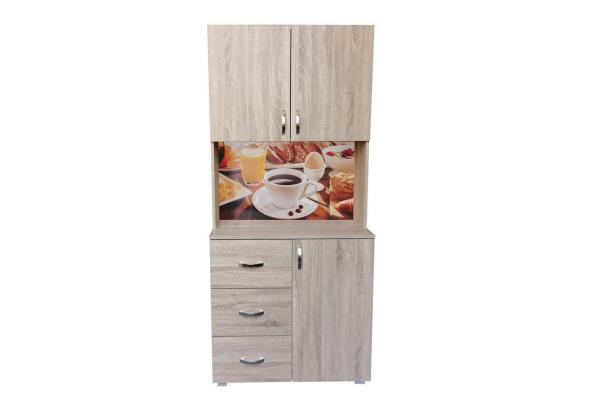 HTI-Line Küchenbuffet Küchenbuffet Blanca (Stück, 1-St, 1x Schrank Blanca, ohne Dekoration) Küchenschrank Hochschrank