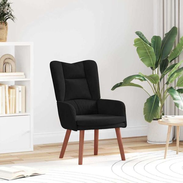 vidaXL Sessel Schwarz 63 x 67 x 94 cm Samt 42001809