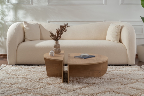 Skye Decor Couchtisch 100% MELAMINE COATED PARTICLE BOARD, 30 cm x 60 cm x 90 cm D1903 Bild 3