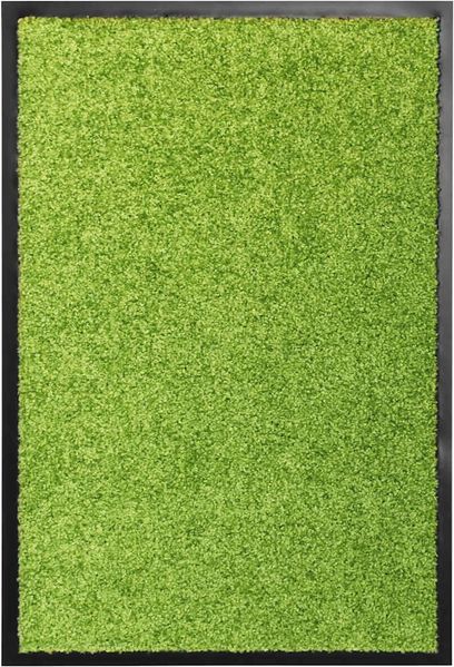 vidaXL Fußmatte Waschbar Grün 40x60 cm 323427