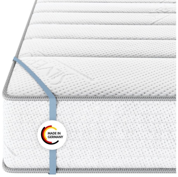 MSS e. K. Federkernmatratze Medic Silver | TASCHENFEDERKERN | EXTRA HOCH 24 cm | 90x200 cm | H5 | 7 Körper-Liegezonen | Komfortschaum | exklusiver Borderbezug | schadstoffgeprüft Bild 5