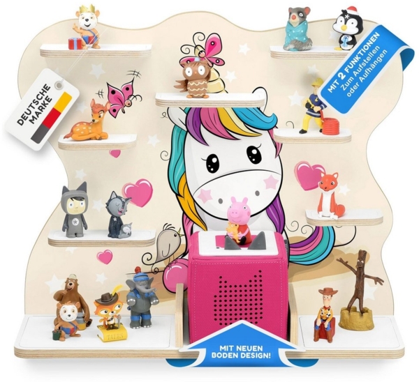 stadtecken Design 'Pony' Tonie-Regal, Holz mehrfarbig, 58x53 cm