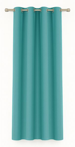 Bestlivings Blickdichte, Gardine mit Ösen, in vielen Größen und Farben Türkis 140x225 cm