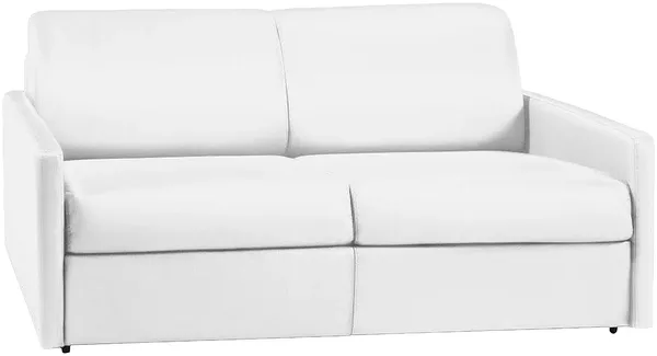 Vente-unique - CALIFE Sofa Kunstleder Weiß - B 223 cm94 cm x H 85 cm x L 170 cm