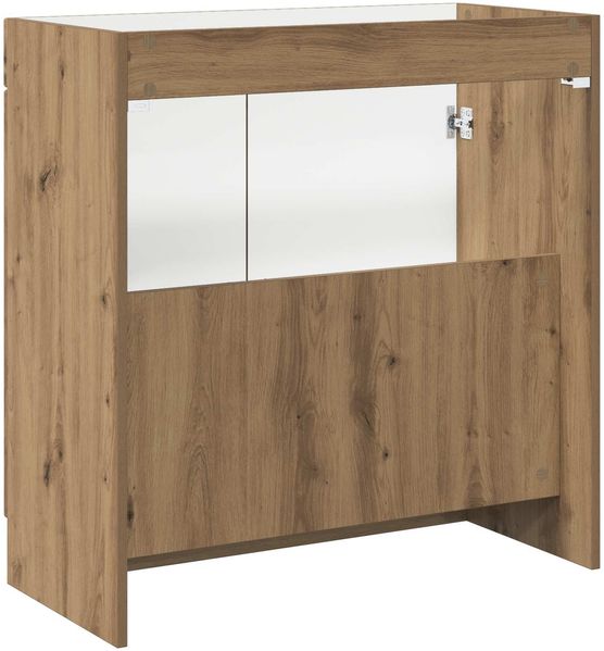 vidaXL Unter dem Waschbecken Badschrank Artisan-Eiche 890083 Bild 6