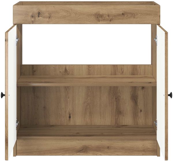 vidaXL Unter dem Waschbecken Badschrank Artisan-Eiche 890083 Bild 4