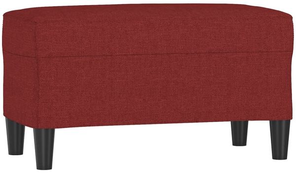 Sitzbank, Wohnzimmerbank, Weinrot 70 x 35 x 41 cm Stoff