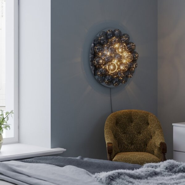 By Rydéns 4300500-4505 Wandleuchte Gross 8-flammig 60cm rauchgrau Bild 3