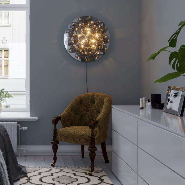 By Rydéns 4300500-4505 Wandleuchte Gross 8-flammig 60cm rauchgrau Bild 2