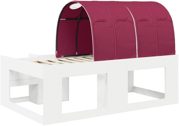 vidaXL Hochbett für Kinder mit Stauraum 3 Stk. Weiß und Rot 3423597 Bild 8