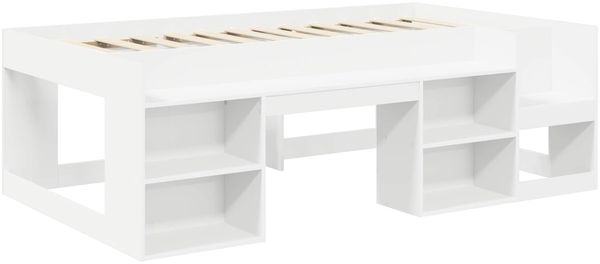 vidaXL Hochbett für Kinder mit Stauraum 3 Stk. Weiß und Rot 3423597 Bild 4