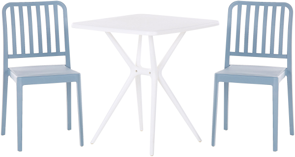 Bistro Set Kunststoff Blau SERSALE