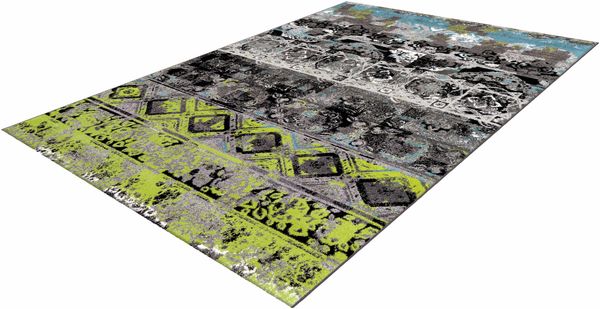 Move 4454 Grau / Grün / Blau 240cm x 300cm