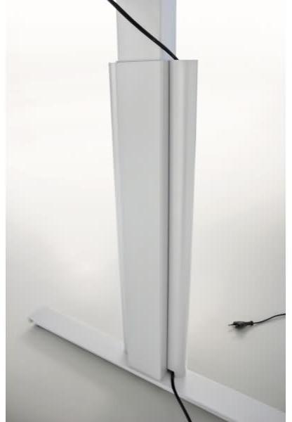 Kerkmann Move 3 fresh Schreibtisch Steh und Sitztisch (B) 160 x (T) 80 cm lichtgrau Bild 2