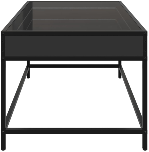 vidaXL Couchtisch mit Infinity-LED Schwarz 70x50x41 cm 847682 Bild 6