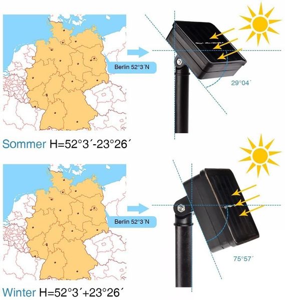 Salcar LED Solarleuchte LED Kugel-Lichterkette Außen Solar Gartenleuchte, 10m Warmweiß Bild 5