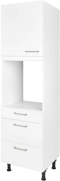 nobilia® Backofenumbauschrank "Laser", Ausrichtung wählbar, mit Schublade und zwei Auszügen und einer Tür, vormontiert, Breite/Höhe: 60/216,6 cm