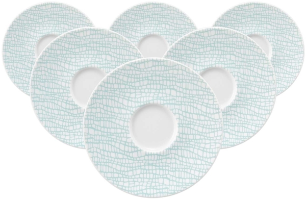 Seltmann Weiden Life Fashion Untertasse ø 13,5 cm 6er Set - Green Chic