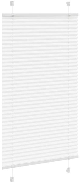 vidaXL Plissee Weiß 75x150 cm Stoffbreite 74,4 cm Polyester 4015495 Bild 3