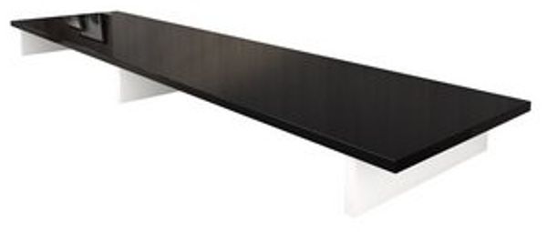 Vladon TV-Aufsatz Game, Aufsatz für TV-Boards zur Erhöhung, Weiß matt/Schwarz Hochglanz (138,5 x 9,5 x 34,5 cm) Bild 6